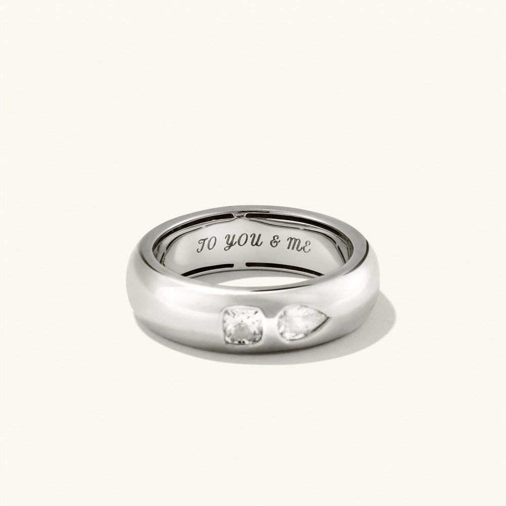Mejuri Toi et Moi Diamond Ring - 14k White Gold