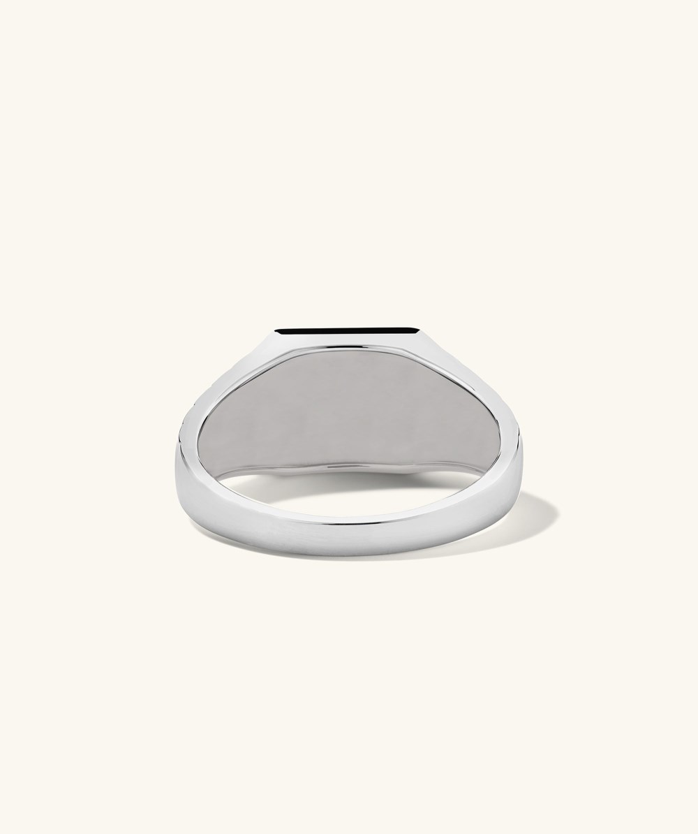 Mejuri Square Signet Ring - Sterling Silver