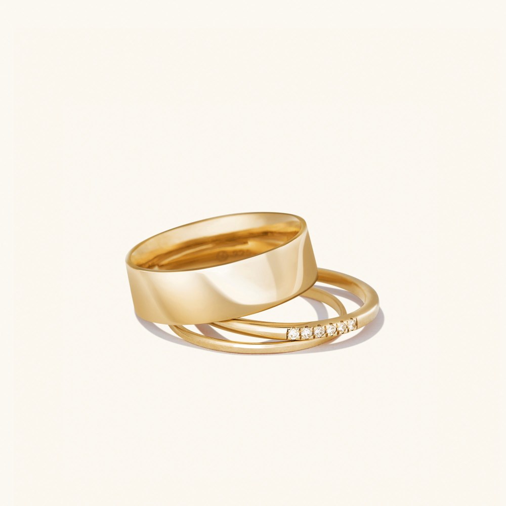 Mejuri Daily Stacker Ring - Gold Vermeil