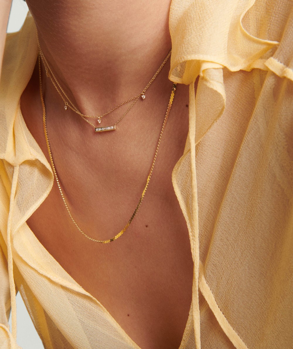 Mejuri Serpentine Chain Necklace - 14k Yellow Gold