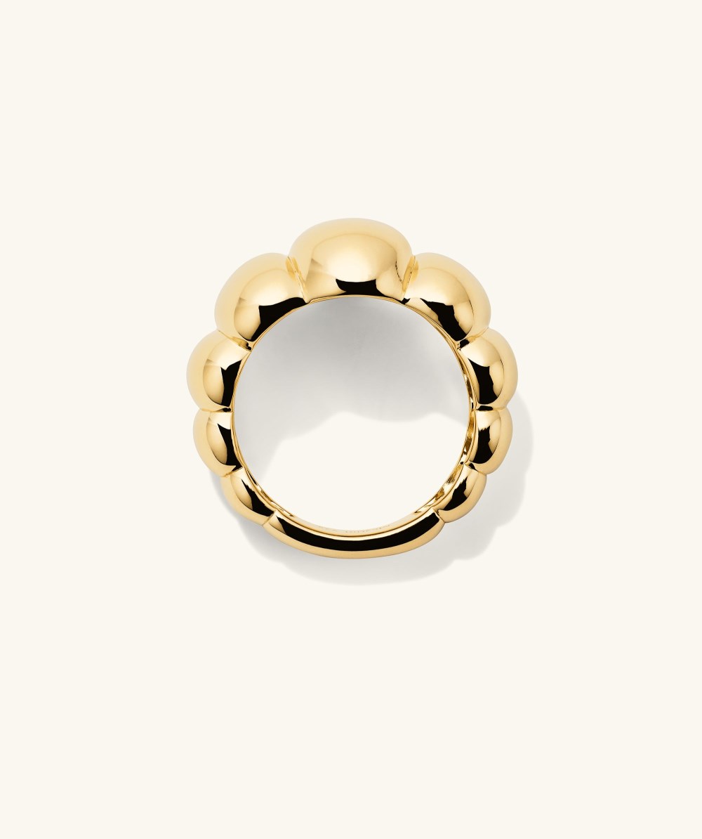 Mejuri Puffy Charlotte Ring - Gold Vermeil