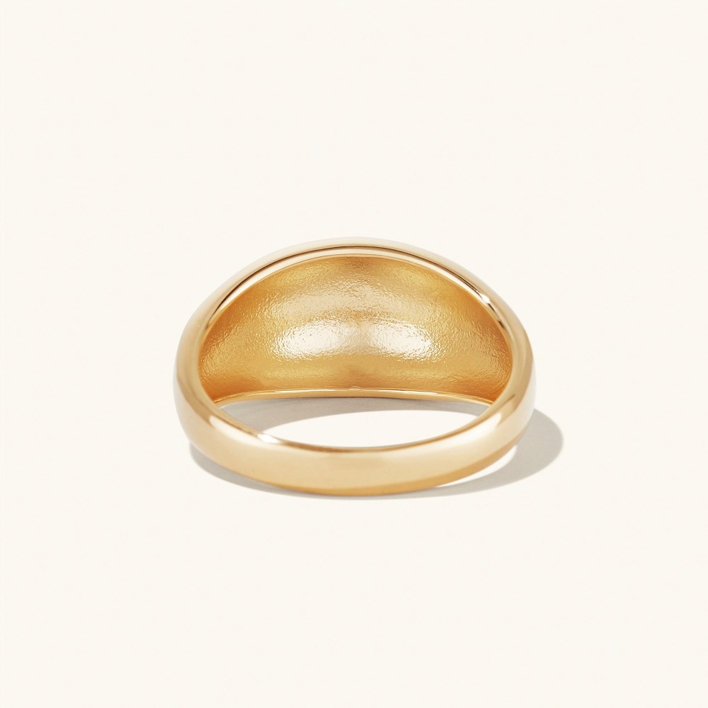 Mejuri Dôme Ring - Gold Vermeil