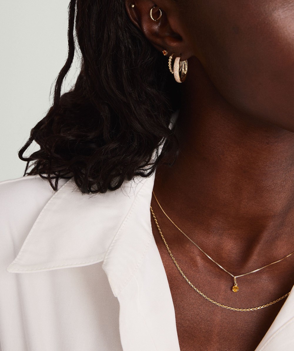 Mejuri Birthstone Charm - 14k Yellow Gold
