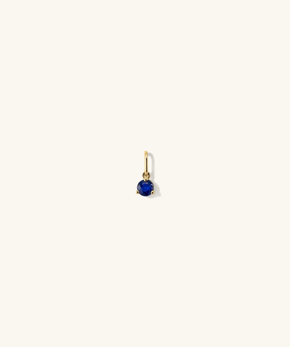 Mejuri Birthstone Charm - 14k Yellow Gold Mejuri Birthstone Charm - 14k Yellow Gold