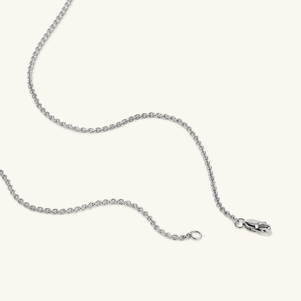 Mejuri Black Onyx Pendant Necklace - Sterling Silver