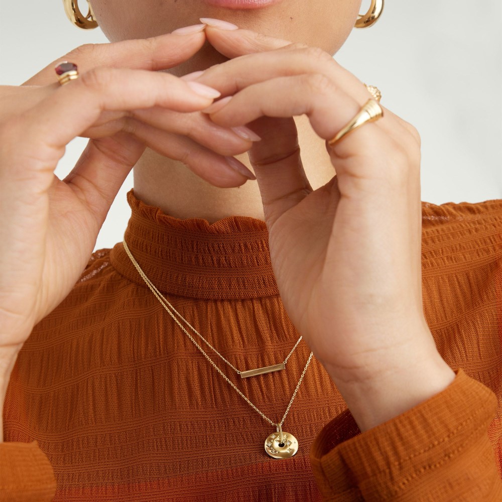 Mejuri Zodiac Pendant Necklace - Sterling Silver