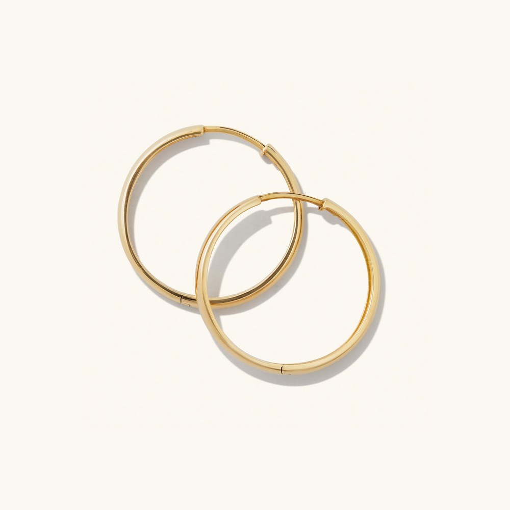 Mejuri Bold Large Hoops - 14k Yellow Gold