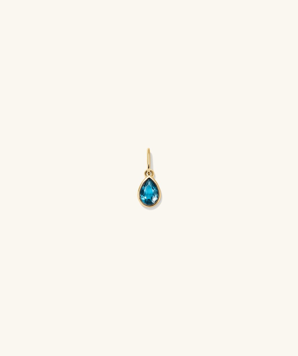Mejuri Small Pear Pendant - 14k Yellow Gold