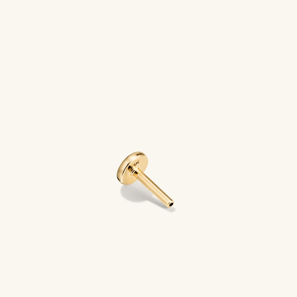 Mejuri Flat Back Post - 14k Yellow Gold