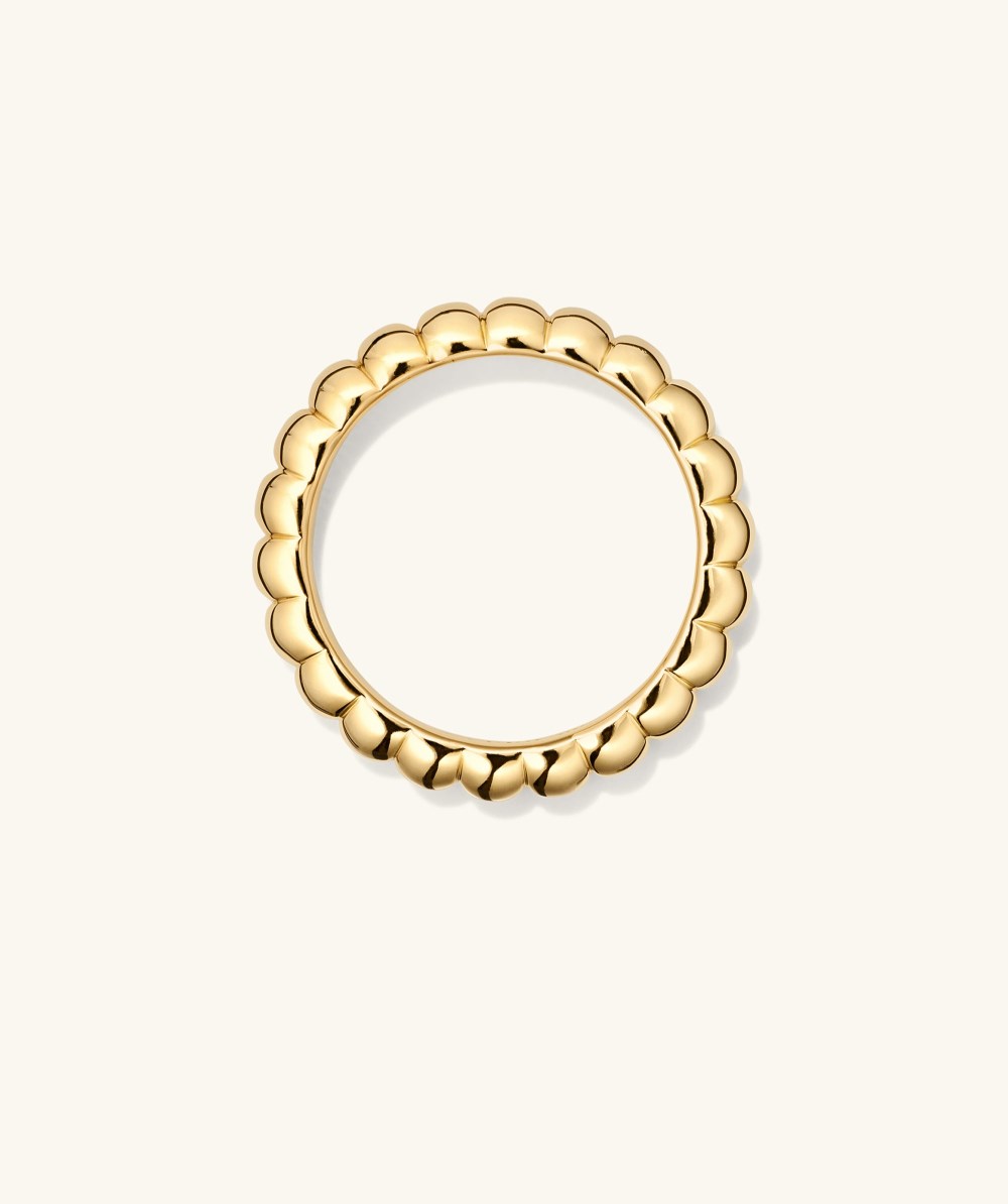 Mejuri Charlotte Slim Ring - Gold Vermeil