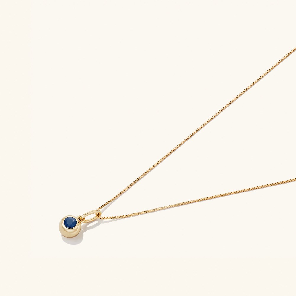 Mejuri Birthstone Sphere Charm - 14k Yellow Gold