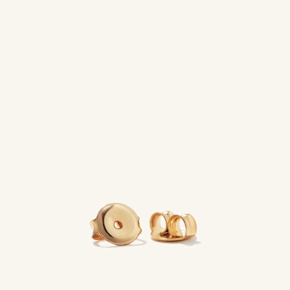 Mejuri Large Charlotte Hoops - Gold Vermeil