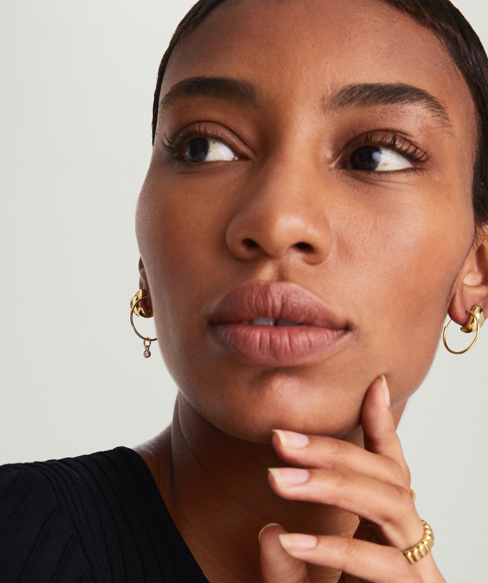 Mejuri Between Hoops - 14k Yellow Gold