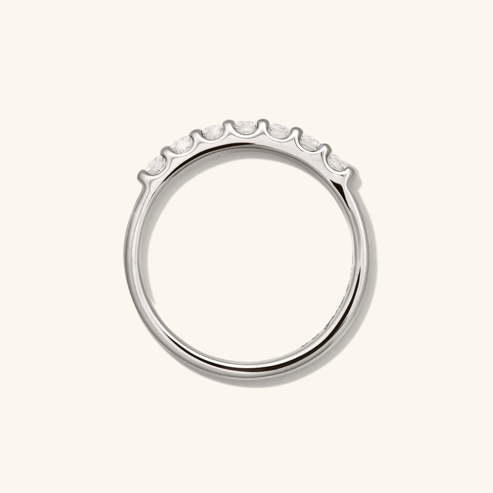Mejuri Bold Diamond Half Eternity Ring - 14k White Gold