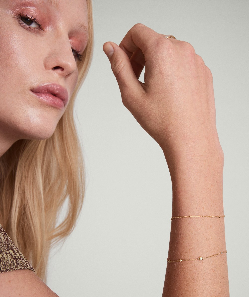 Mejuri Spheres Chain Bracelet - 14k Yellow Gold