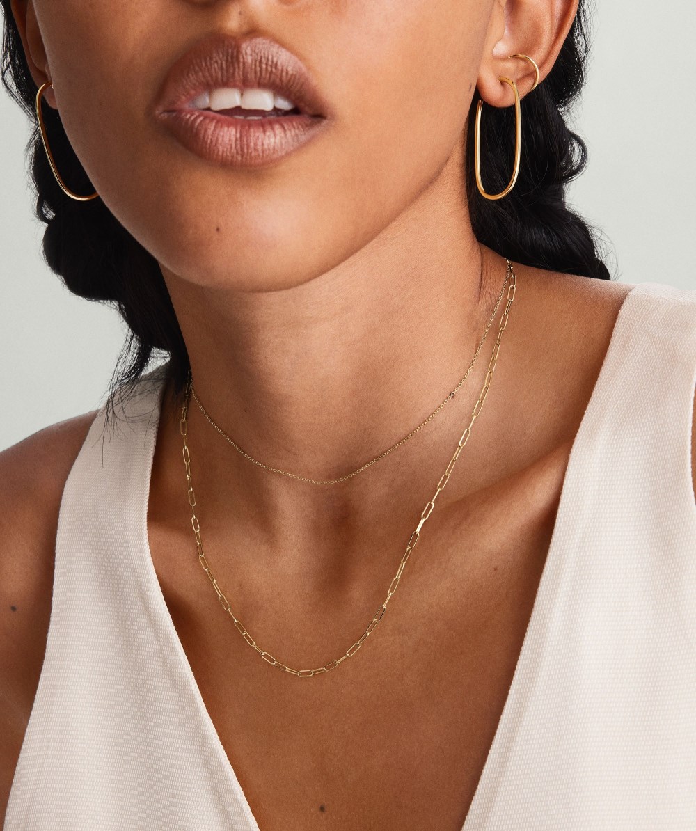 Mejuri Boyfriend Bold Chain Necklace - Sterling Silver