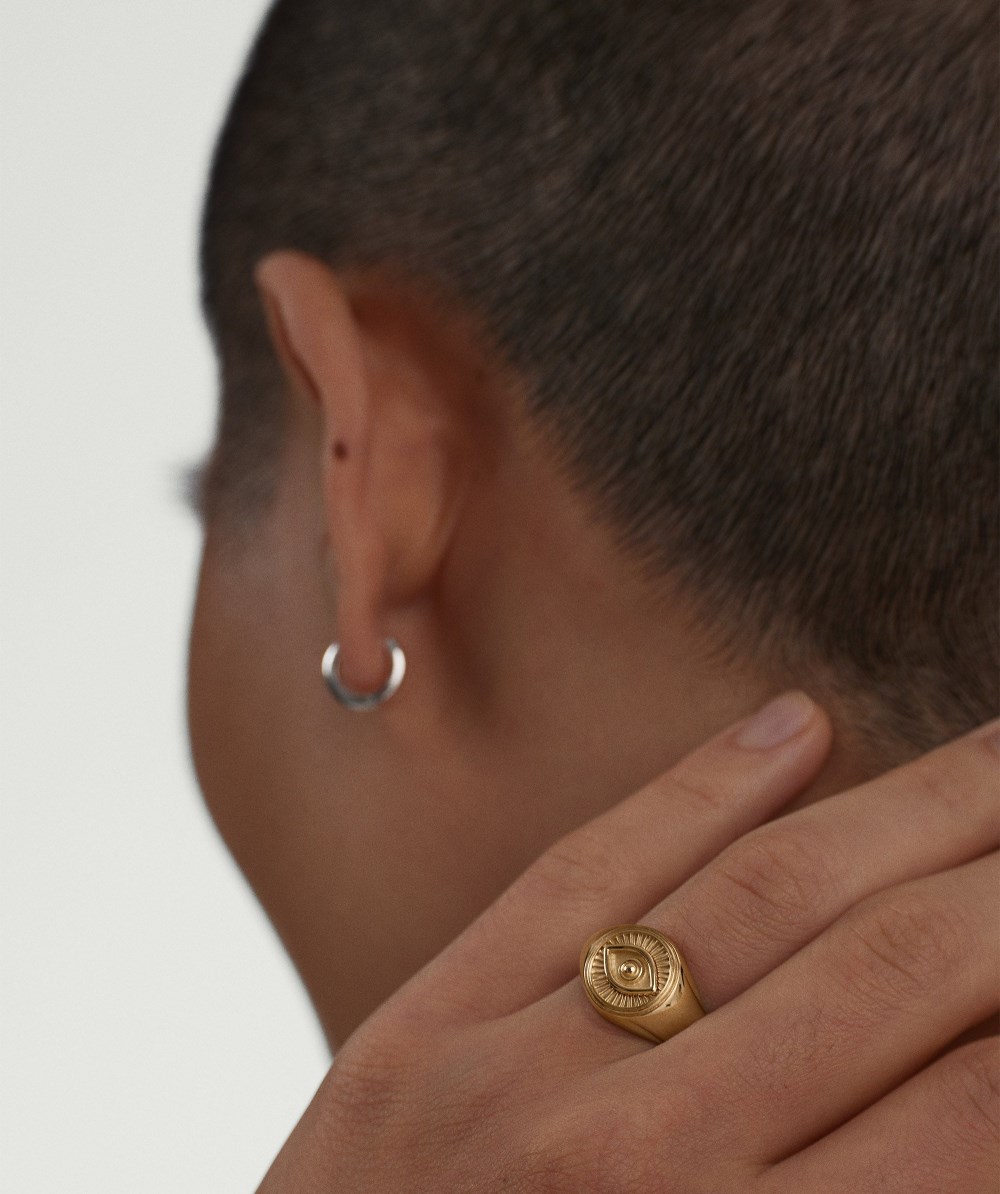 Mejuri Courage Signet Ring - 14k Yellow Gold