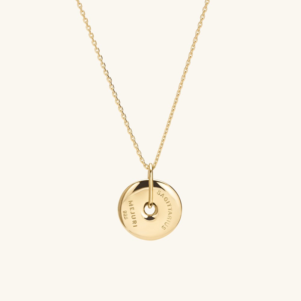 Mejuri Zodiac Pendant Necklace - Gold Vermeil