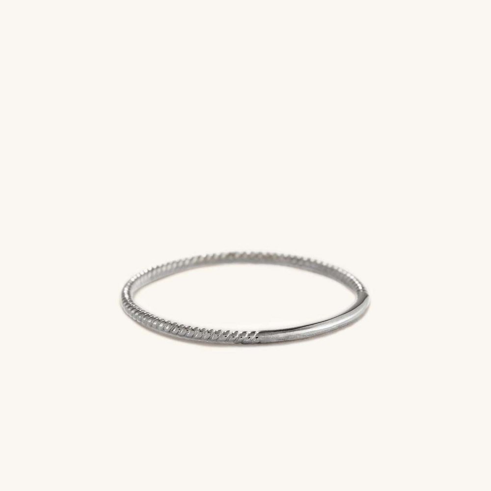 Mejuri Twist Ring - 14k White Gold