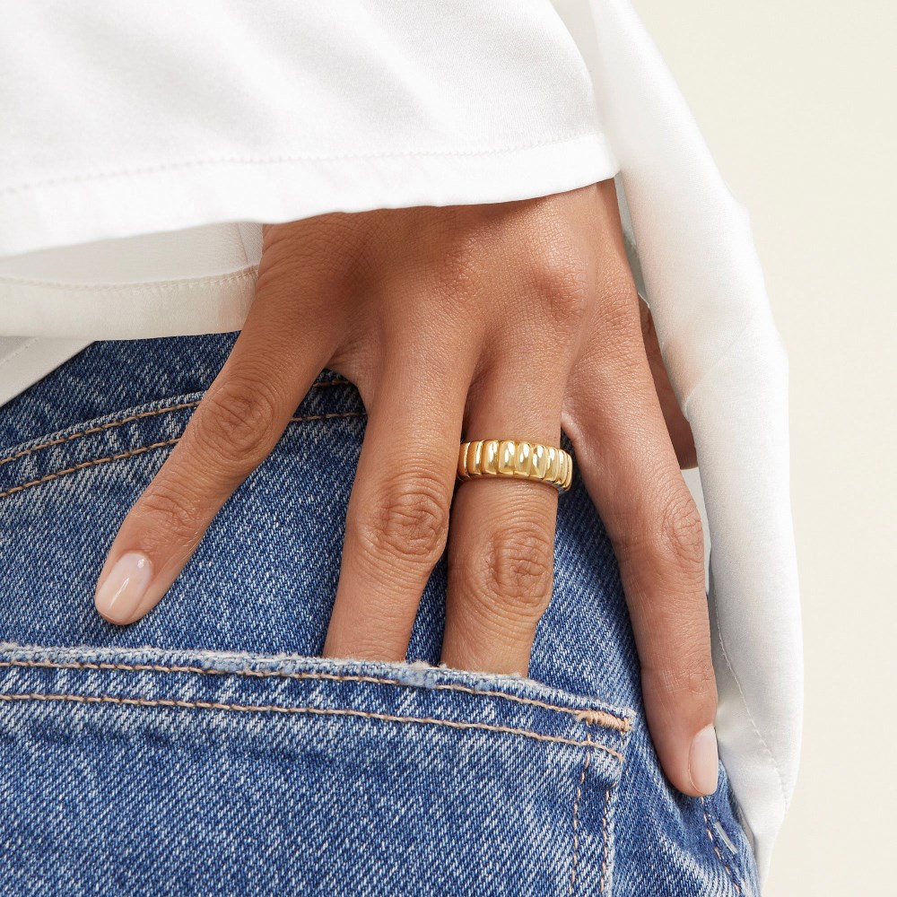 Mejuri Charlotte Ring - 14k Yellow Gold