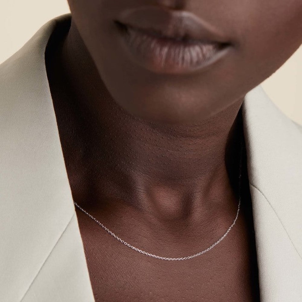 Mejuri Chain Necklace - 14k White Gold