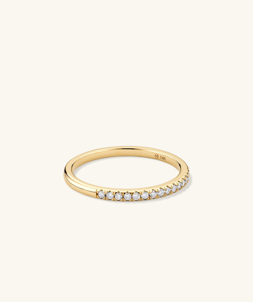 Mejuri Diamonds Team Ring - 14k Yellow Gold Mejuri Diamonds Team Ring - 14k Yellow Gold