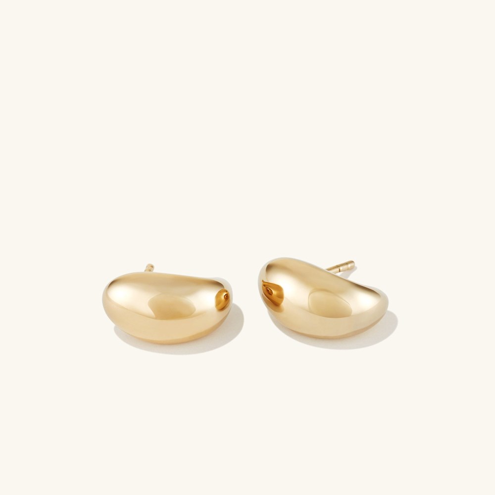 Mejuri Dôme Huggies - Gold Vermeil