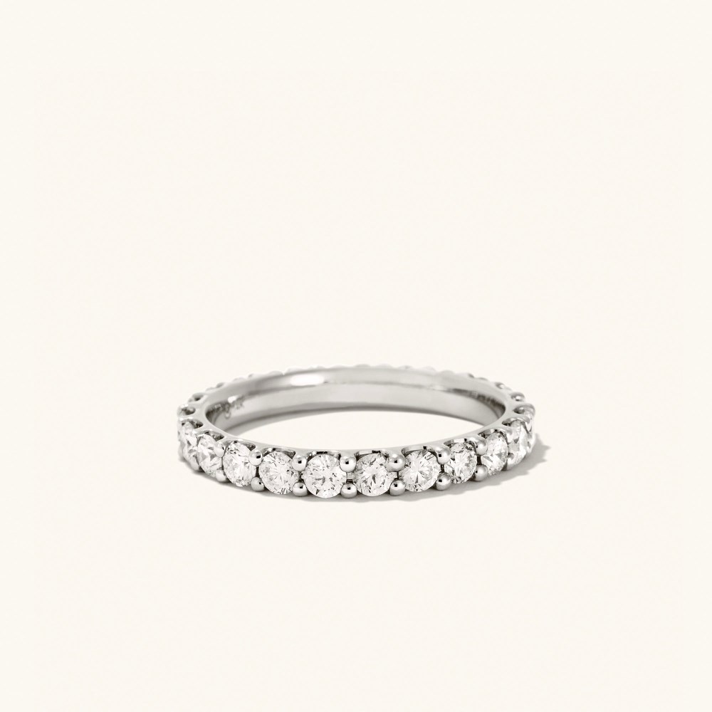 Mejuri Bold Diamond Eternity Ring - 14k White Gold