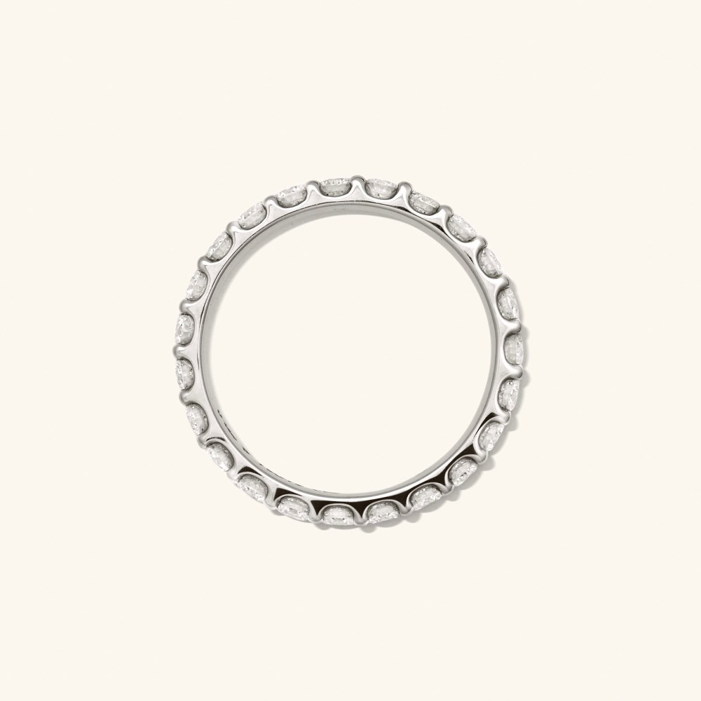 Mejuri Bold Diamond Eternity Ring - 14k White Gold