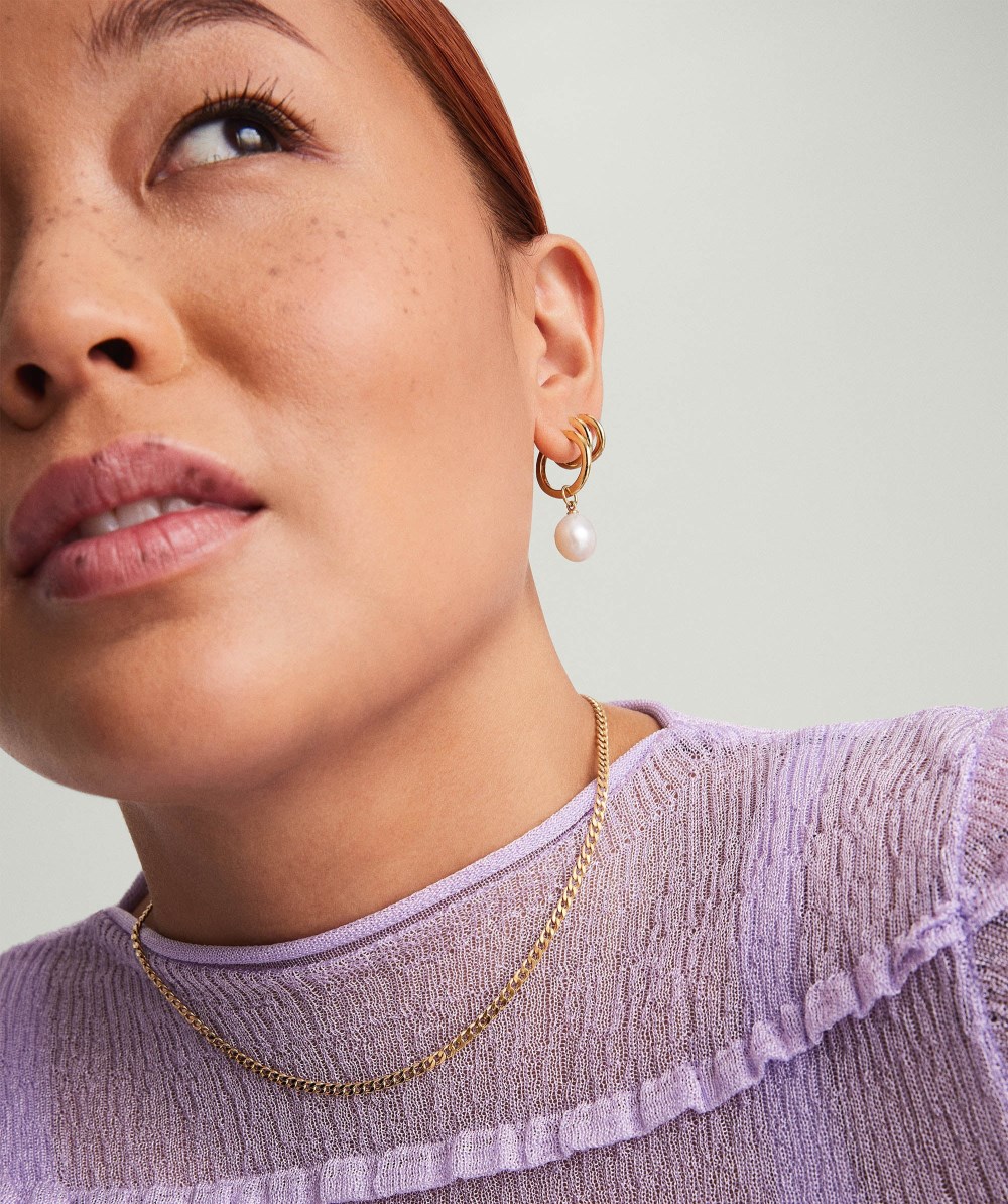 Mejuri The Convertible Hoop Set - Gold Vermeil
