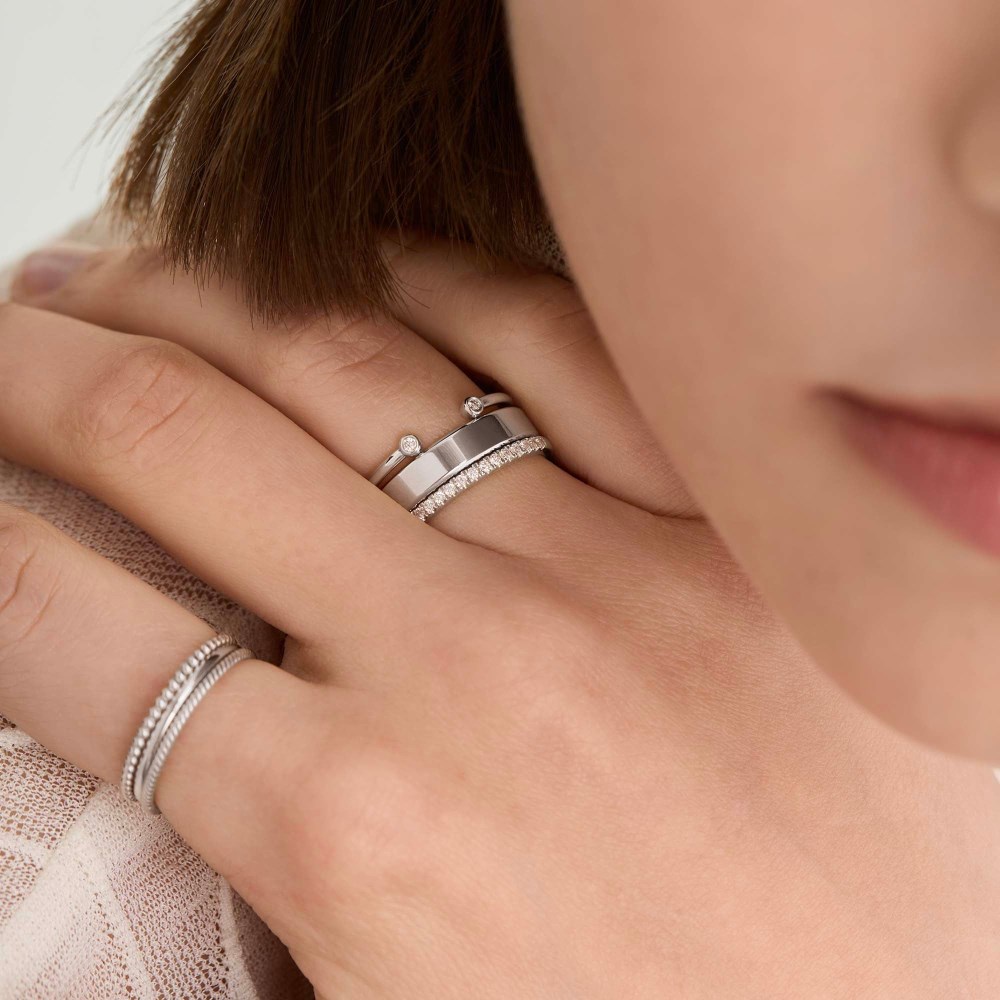Mejuri 4mm Smooth Band - 14k White Gold