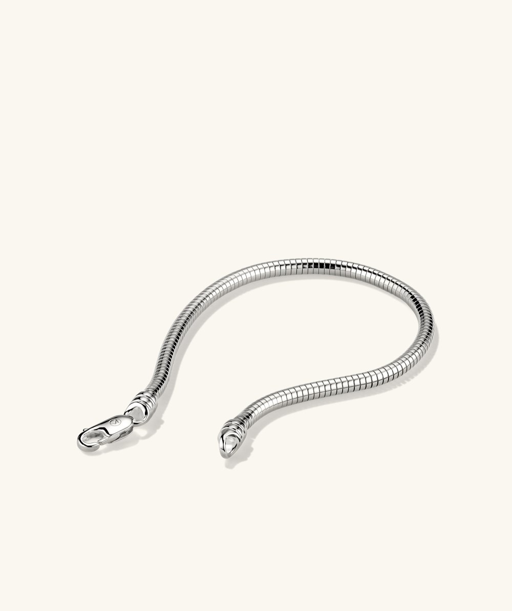 Mejuri Boa Chain Bracelet - Sterling Silver